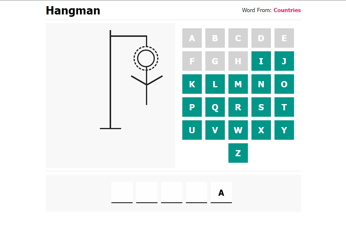 Hangman Game